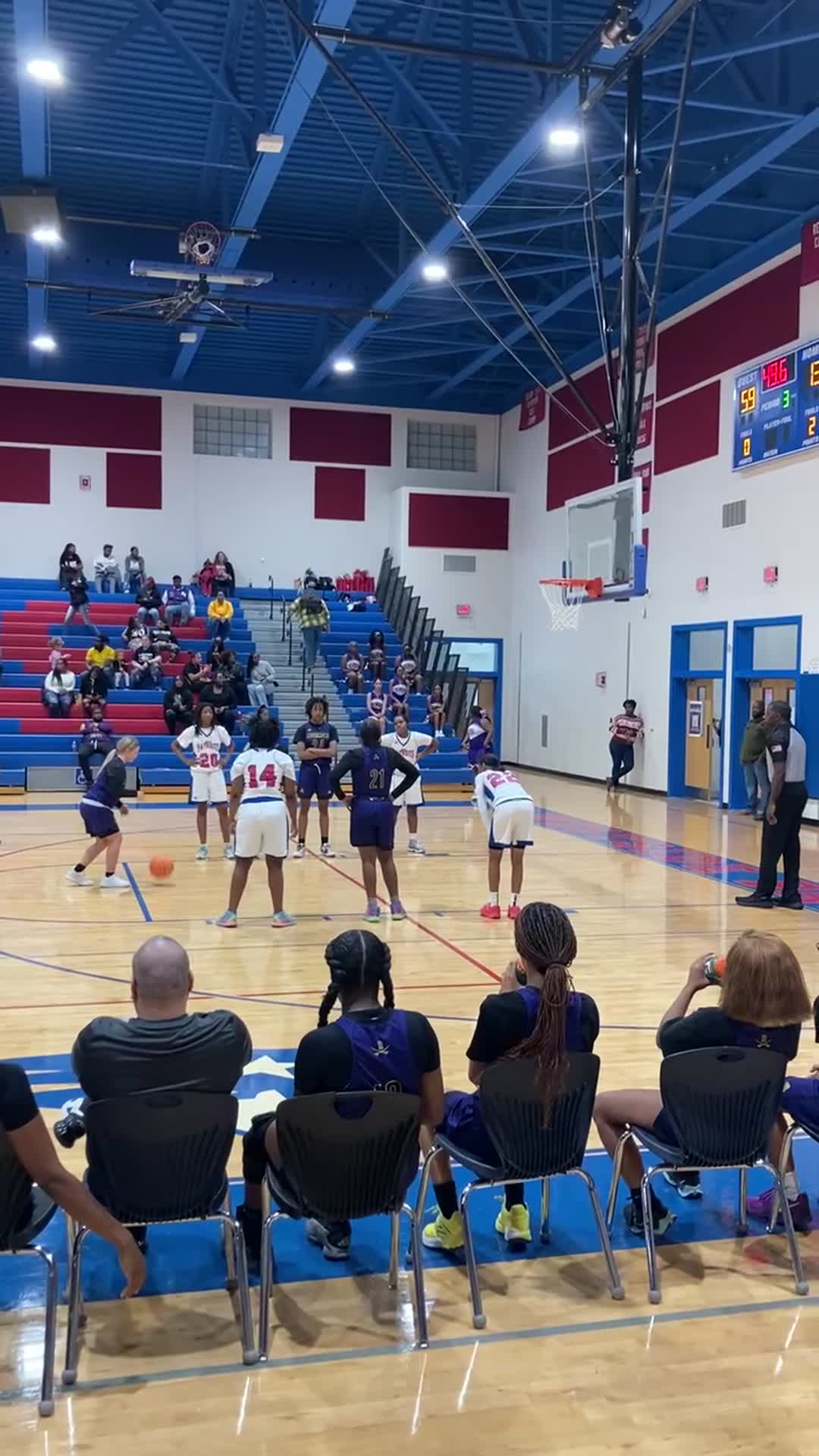 2nd free throw against Westside
