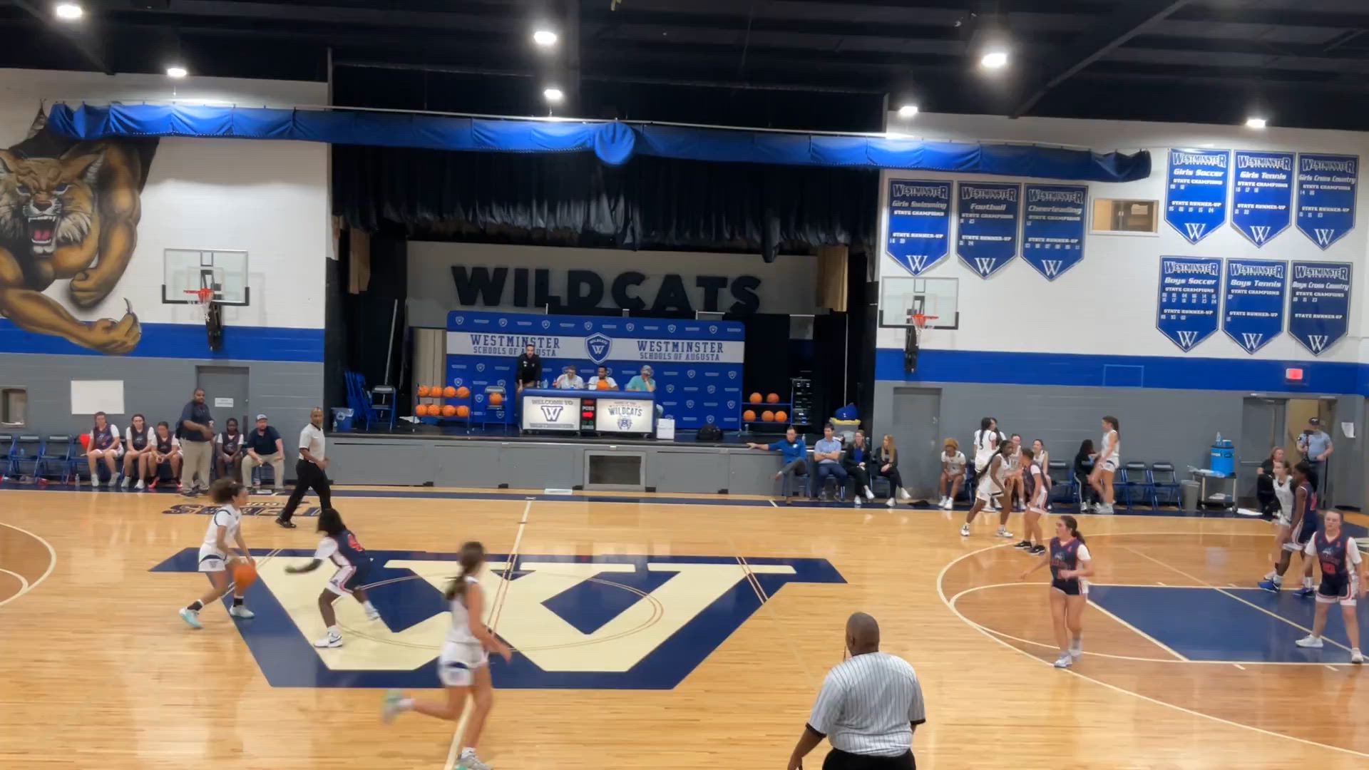 BBCA Lady Wolves 12 vs. Westminster School of Augusta 57 Game 4!