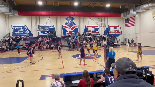 Beyer wins in 5 sets against big valley great game