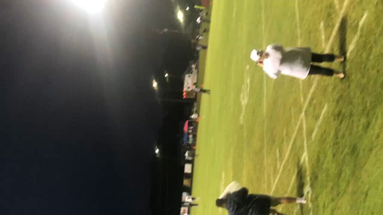 Thanks to everyone on the offense of line,doing an incredible job. The Quarterback with time and accuracy. Anthony Silar was able to make a NICE reception and a well needed Touchdown. Great group of kids playing the game and having fun.