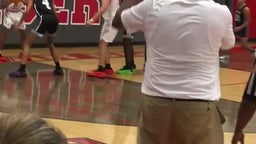 Coosa High School vs Cedar Bluff caught off the back board dunk