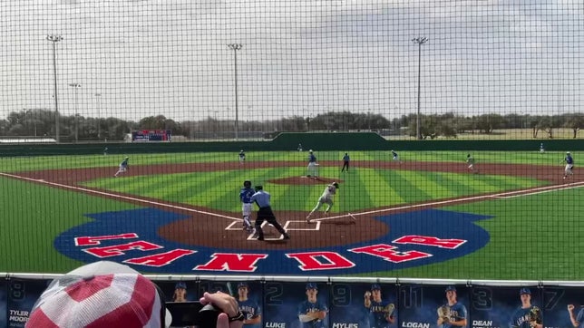 Ground ball to short with jump throw to get rid of it quick for the out.