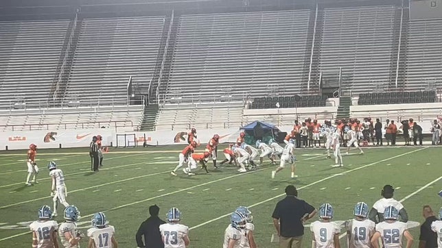 Intending to throw, Maclay wide receiver Henry Richardson takes off and runs for a touchdown against FAMU Friday night. Maclay wins 42-14