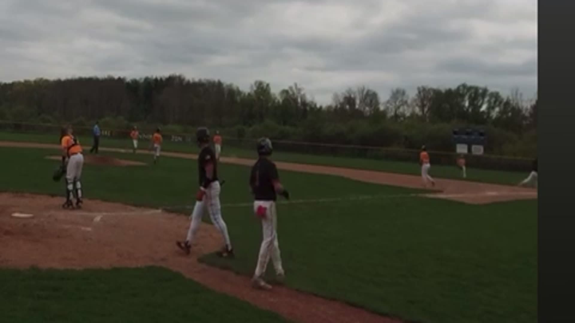 Scoop at first for the out