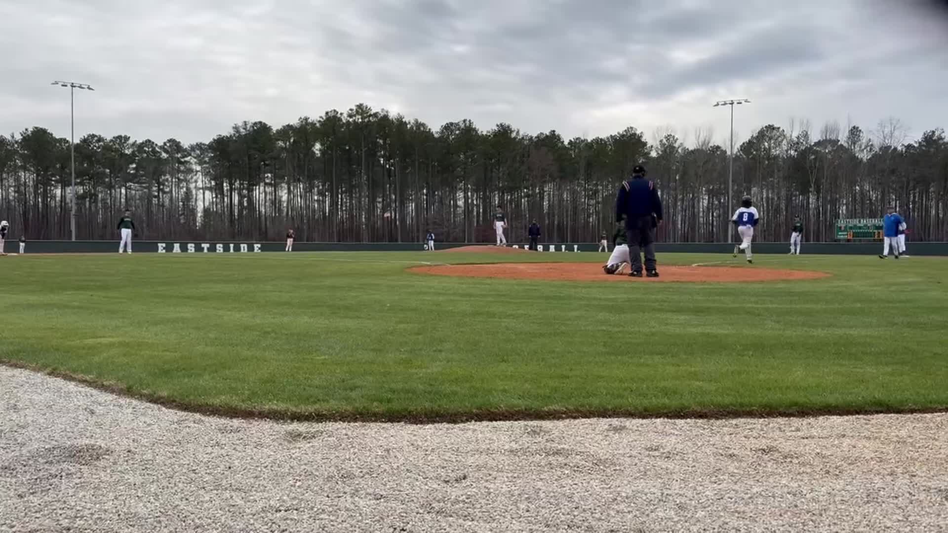 Pop fly center feild for an rbi Newton high school vs east side