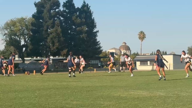 Paige Perry with the Pick 6. Her fourth so far this season.