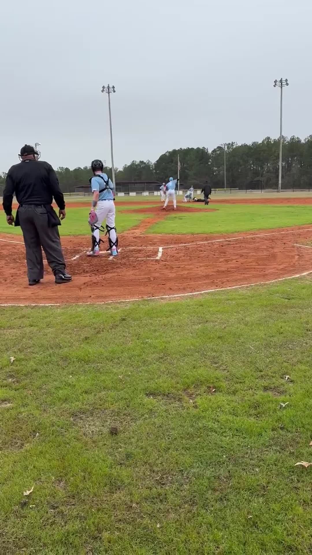 Throwing out a runner at 2nd.