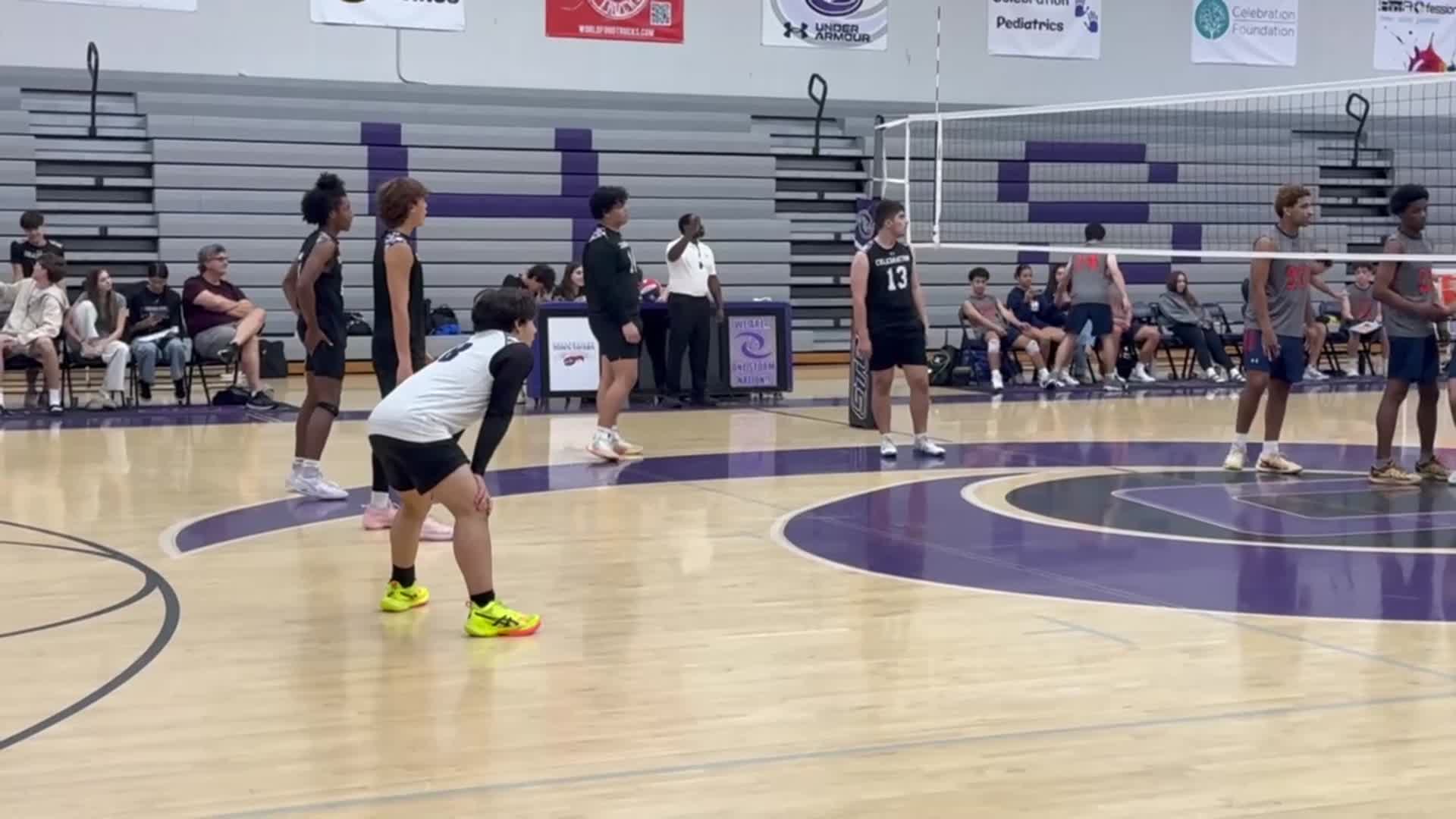 Roman Velez with the wining ACE