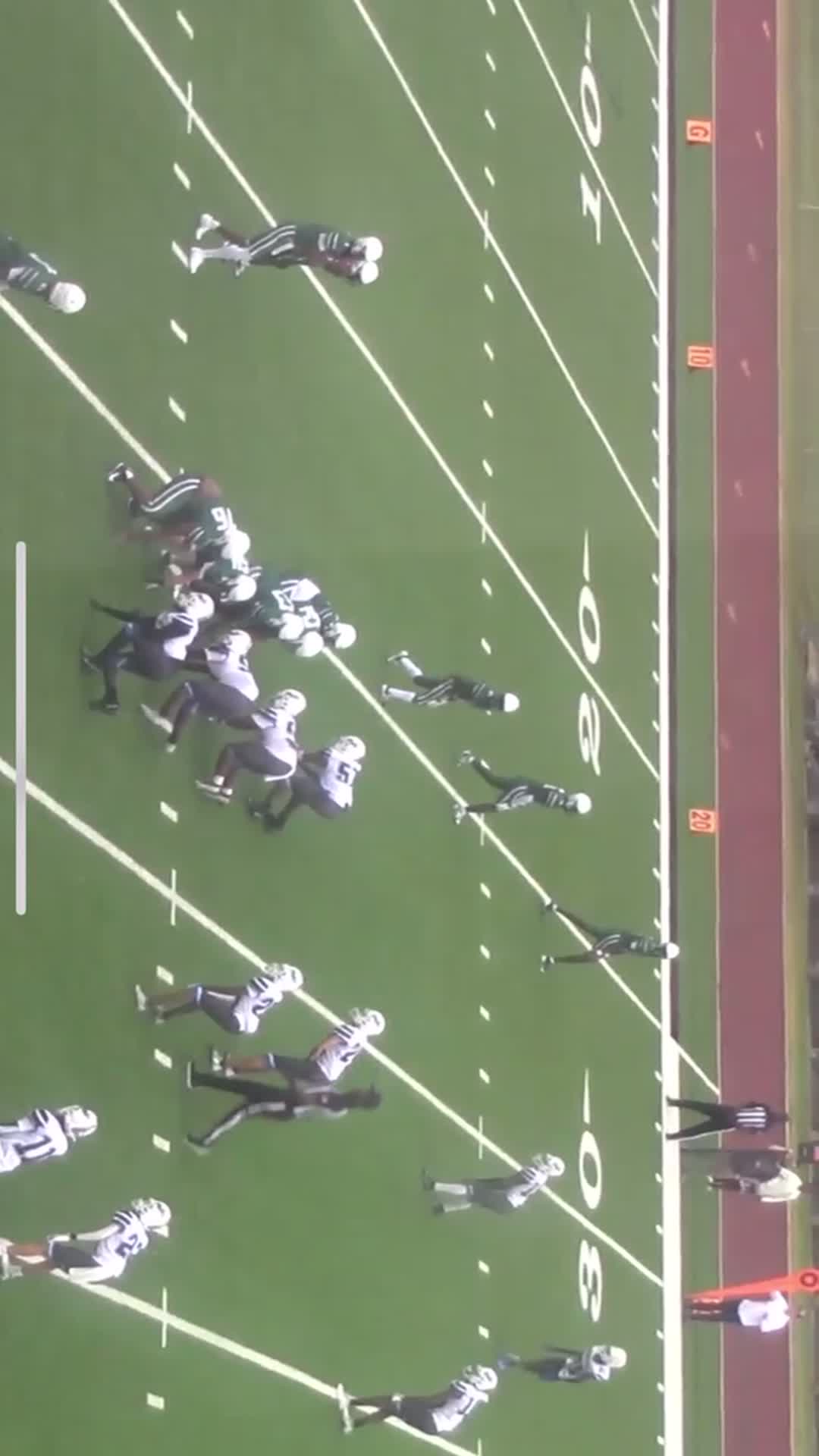 Jonathan Lanes pick 6 vs plaqumine