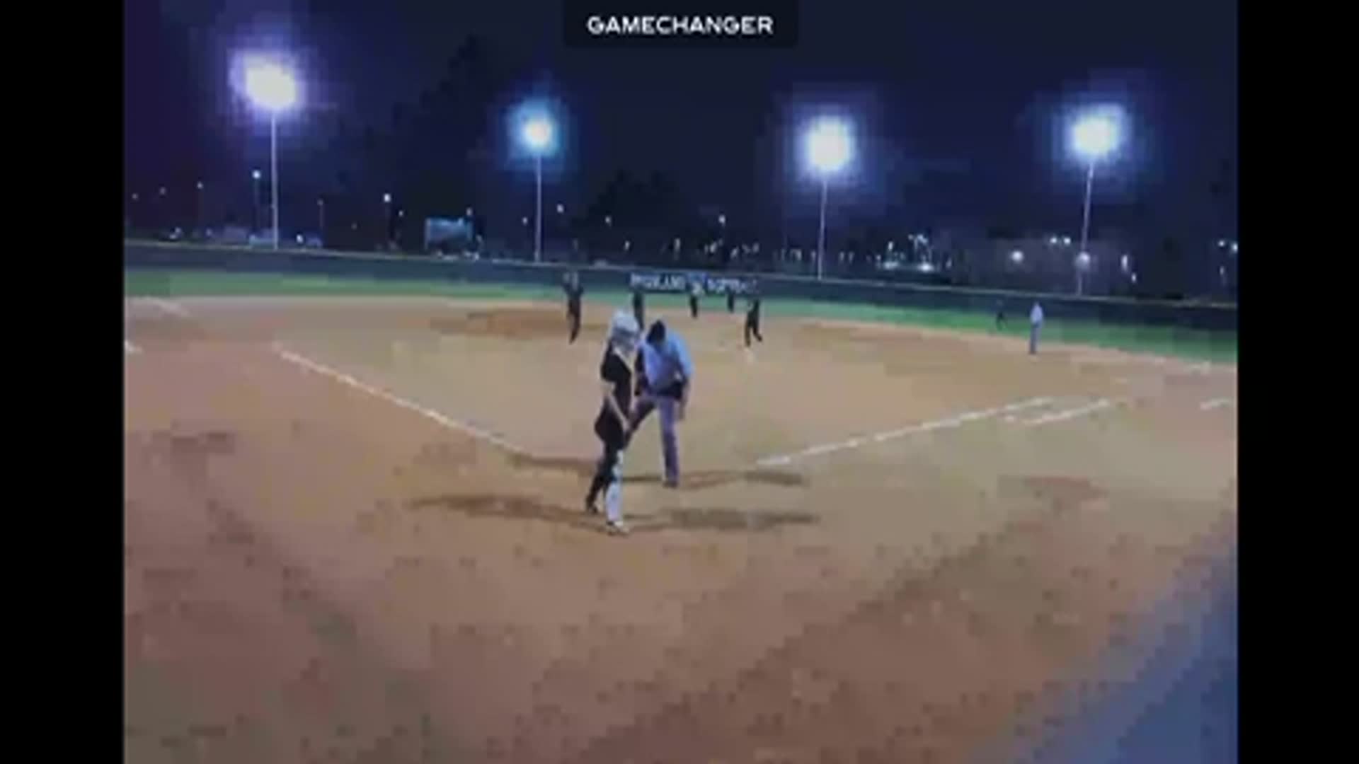 Catching - Highland HS scrimmage