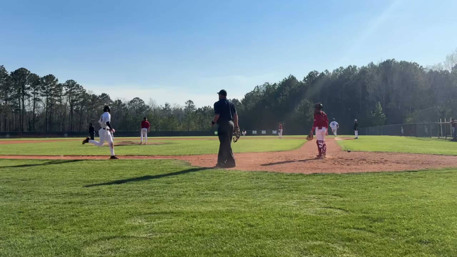 Grayson hitting