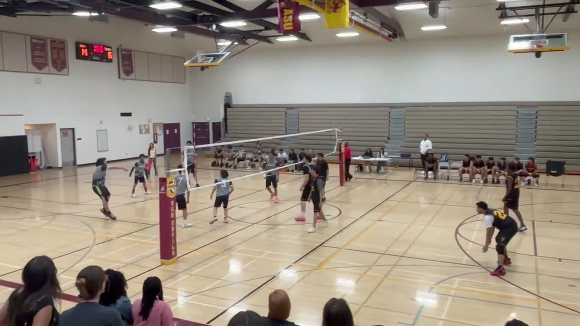 Ledesma Serves, Acosta Blocks to Score on Empower College Prep