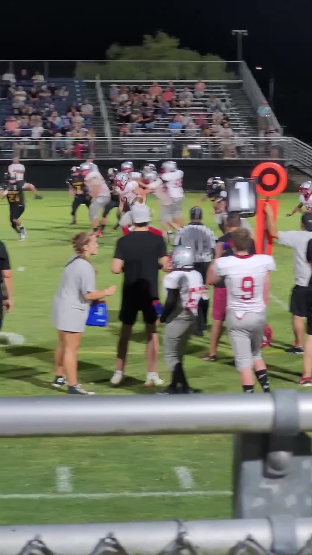 First down for Sophomore RB #2 Christian Kilpatrick