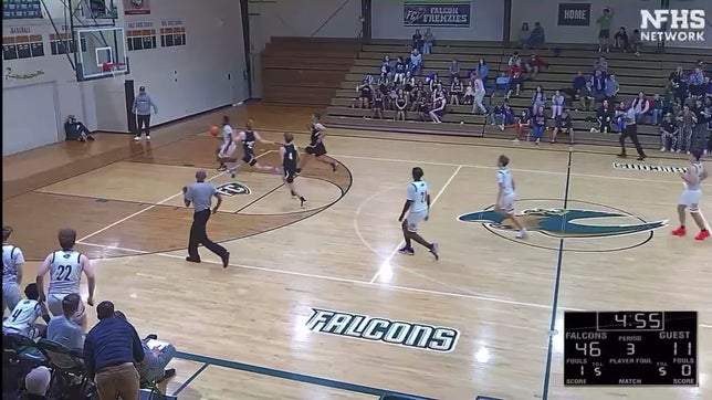 Eugene amadi gets the steal and a nice dunk for the 2 pts!