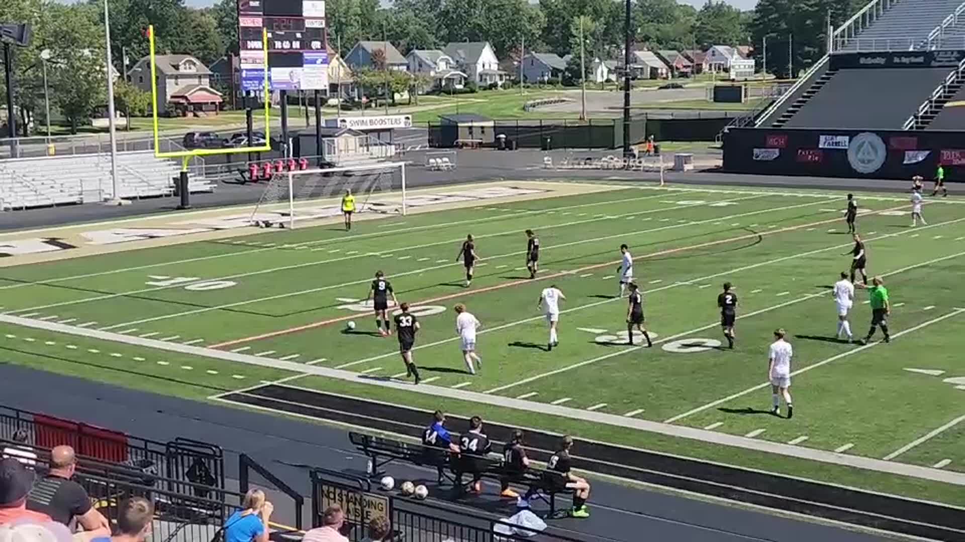 Harding vs Cuyahoga - yellow card