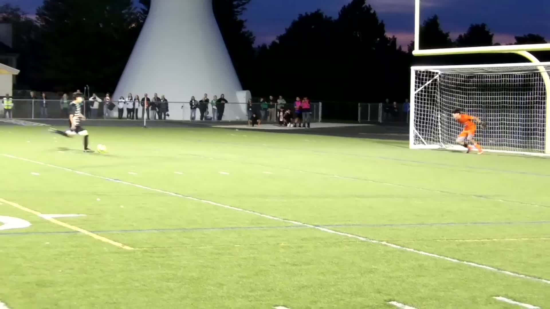 Andy Benitez penalty against St. Charles East