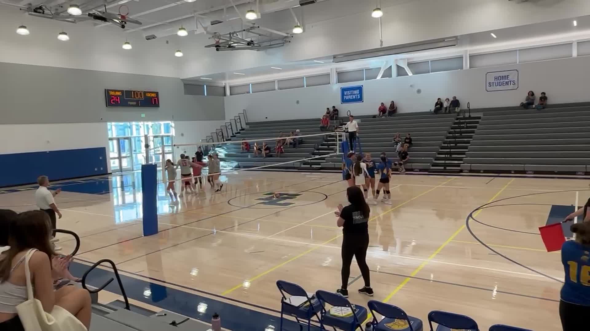 Nice serves for the win vs Montgomery HS