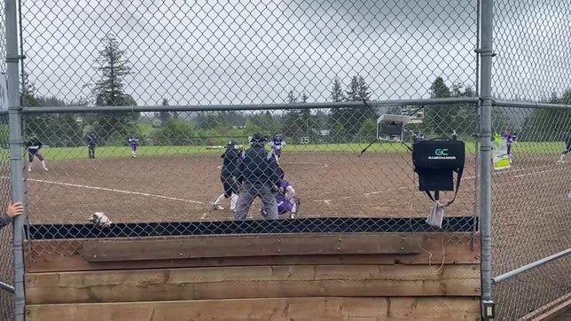 Hit in between third and short for a single against Warrenton