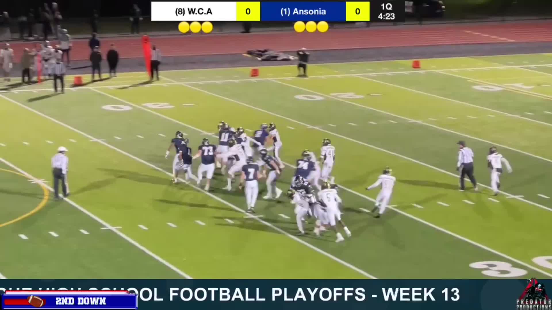 Waterbury Career Academy Highlights vs Ansonia High School 2023 Playoffs