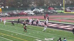 Yelm #1 Arlo Henderson with the interception