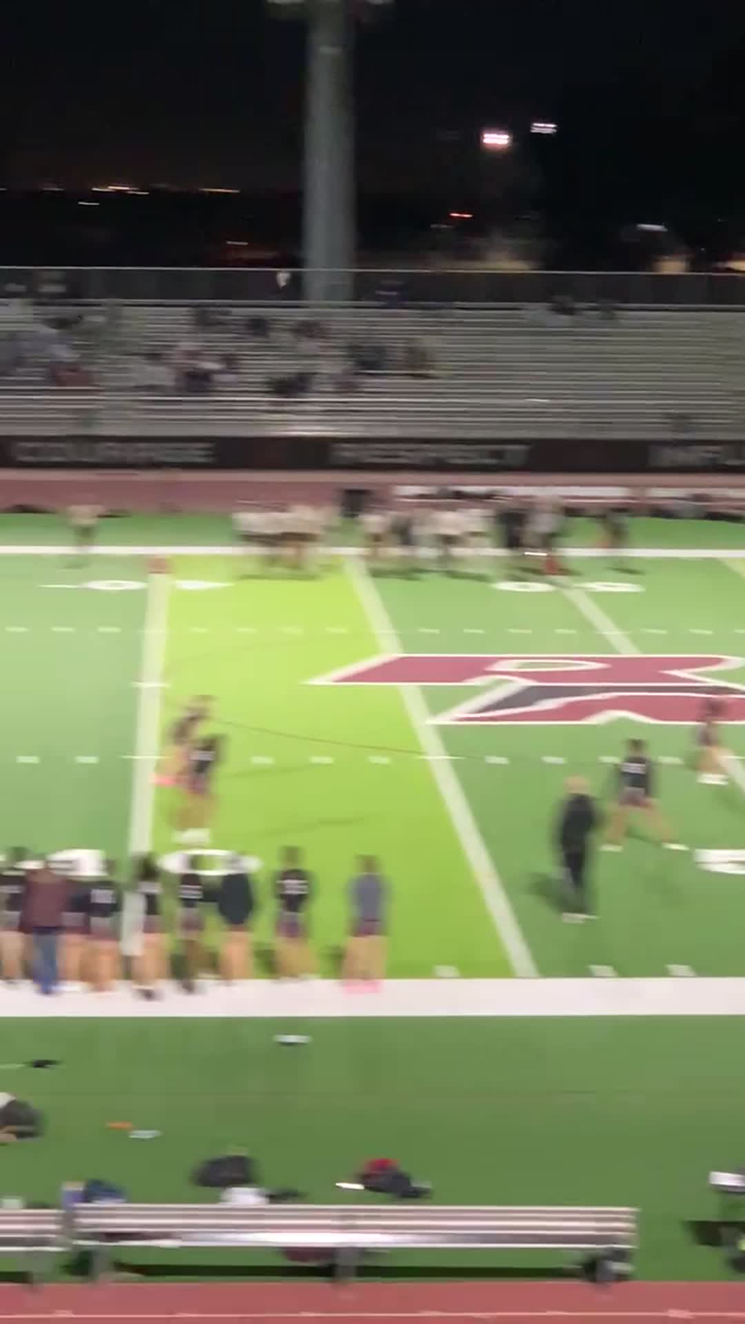 Kickoff return lateral pass to Sierra Mellish