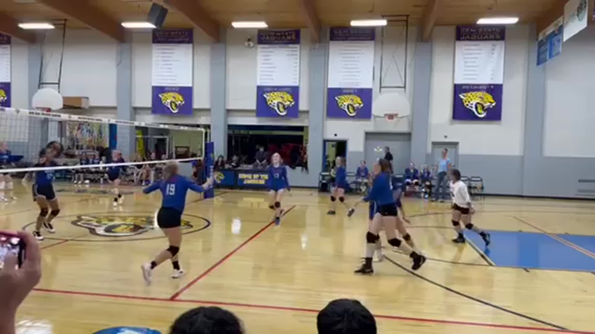 Abby with the assist