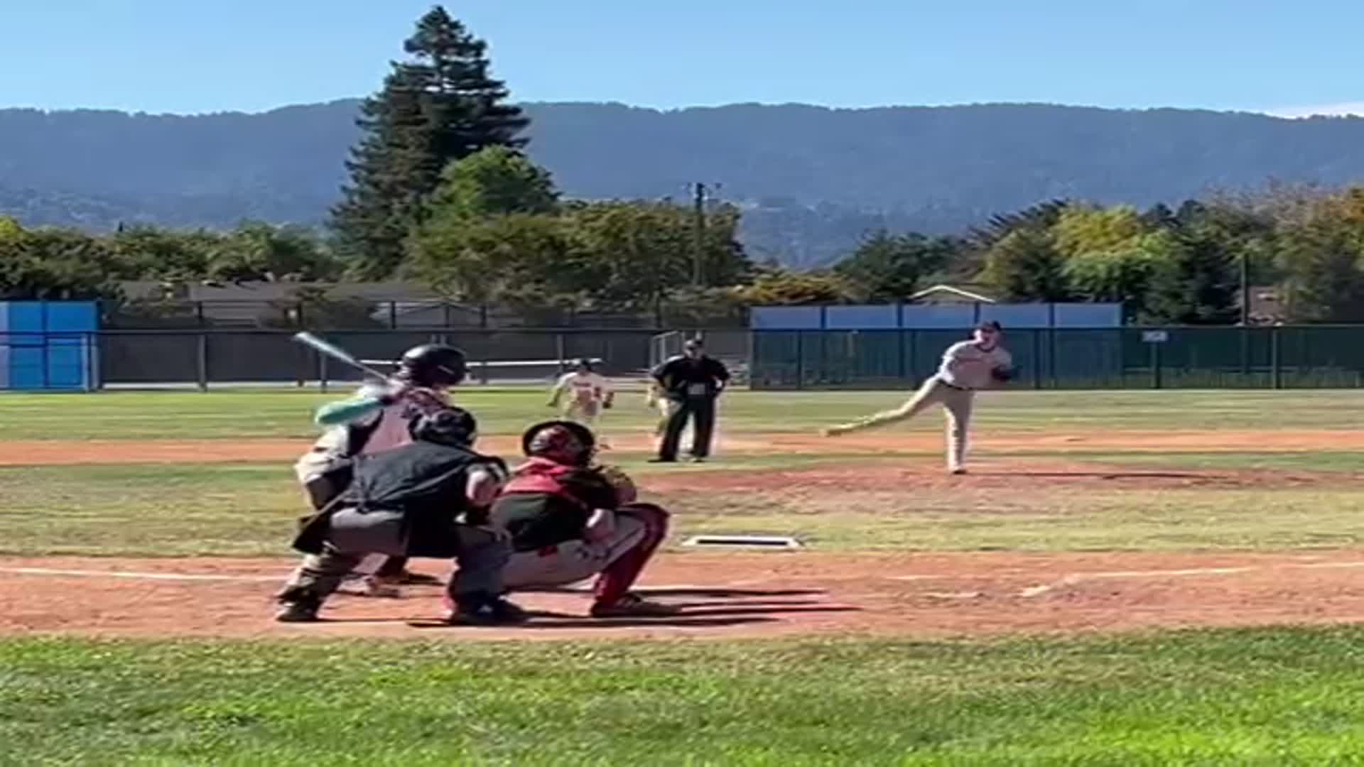 Fastball for a strike