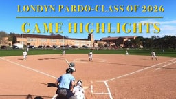 Londyn Pardo Class of 2026-Junior season vs Dominican