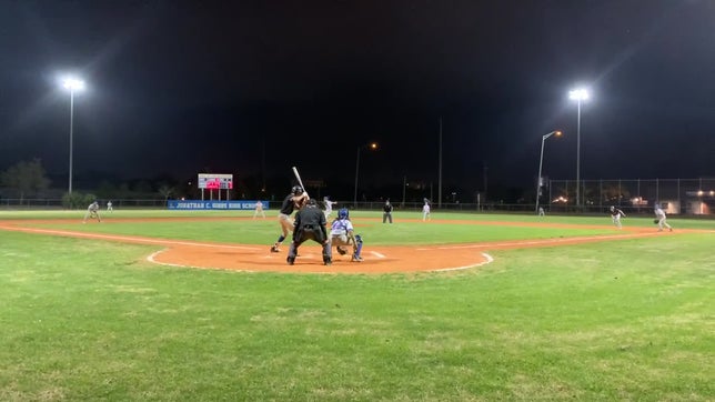 Mathis #9 hits a triple on southeast.