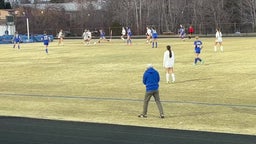 Gabby Graham powers it past the GK