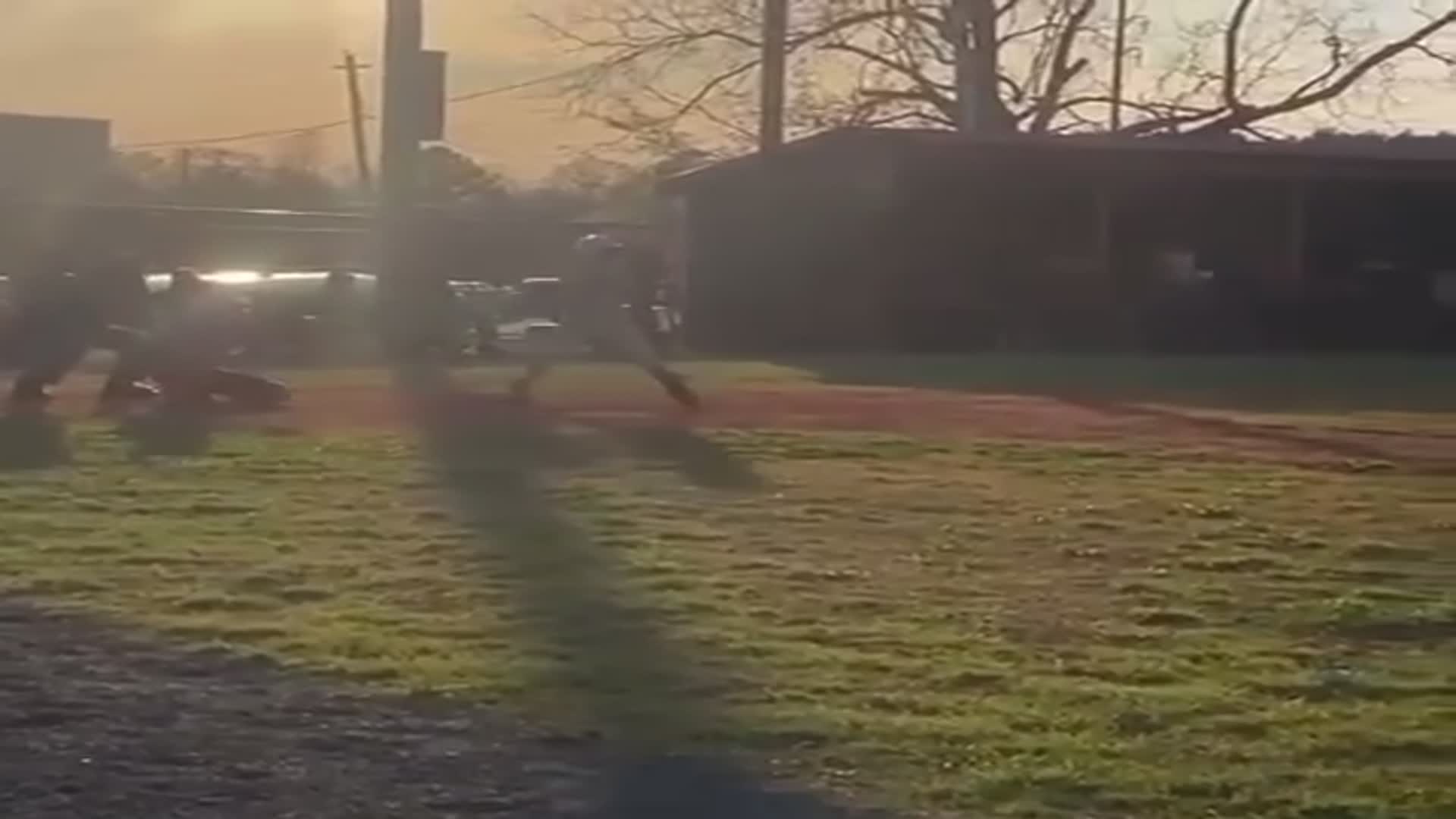 Double against Tri-Cities Varsity baseball team