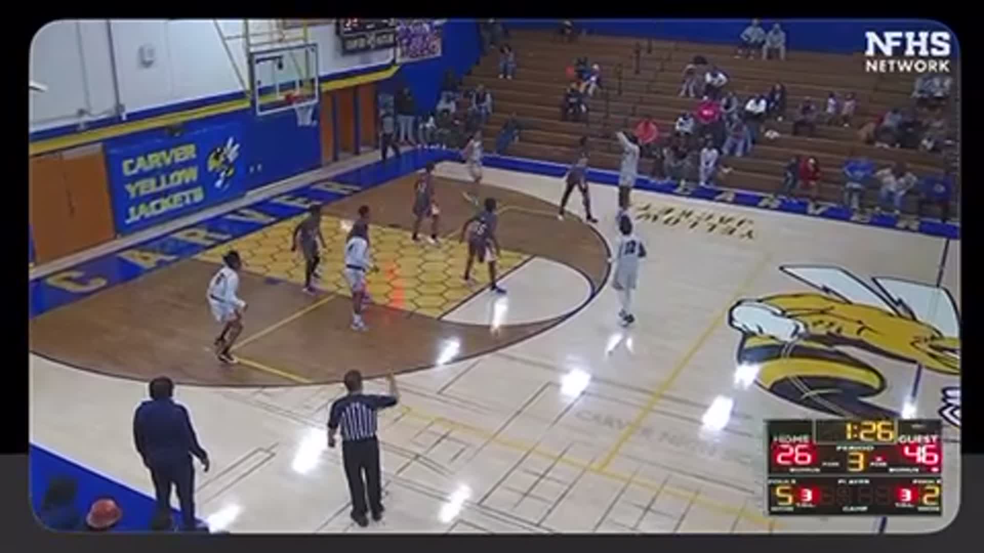 3 pointer against ws prep