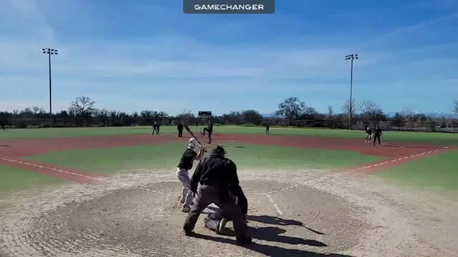 Junior shortstop David Wenham turns a double play