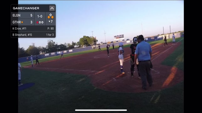 What a game tonight for the Lady Jays! Brylan hit a 3 run shot in the bottom of the 7th inning to win the game 6-5.