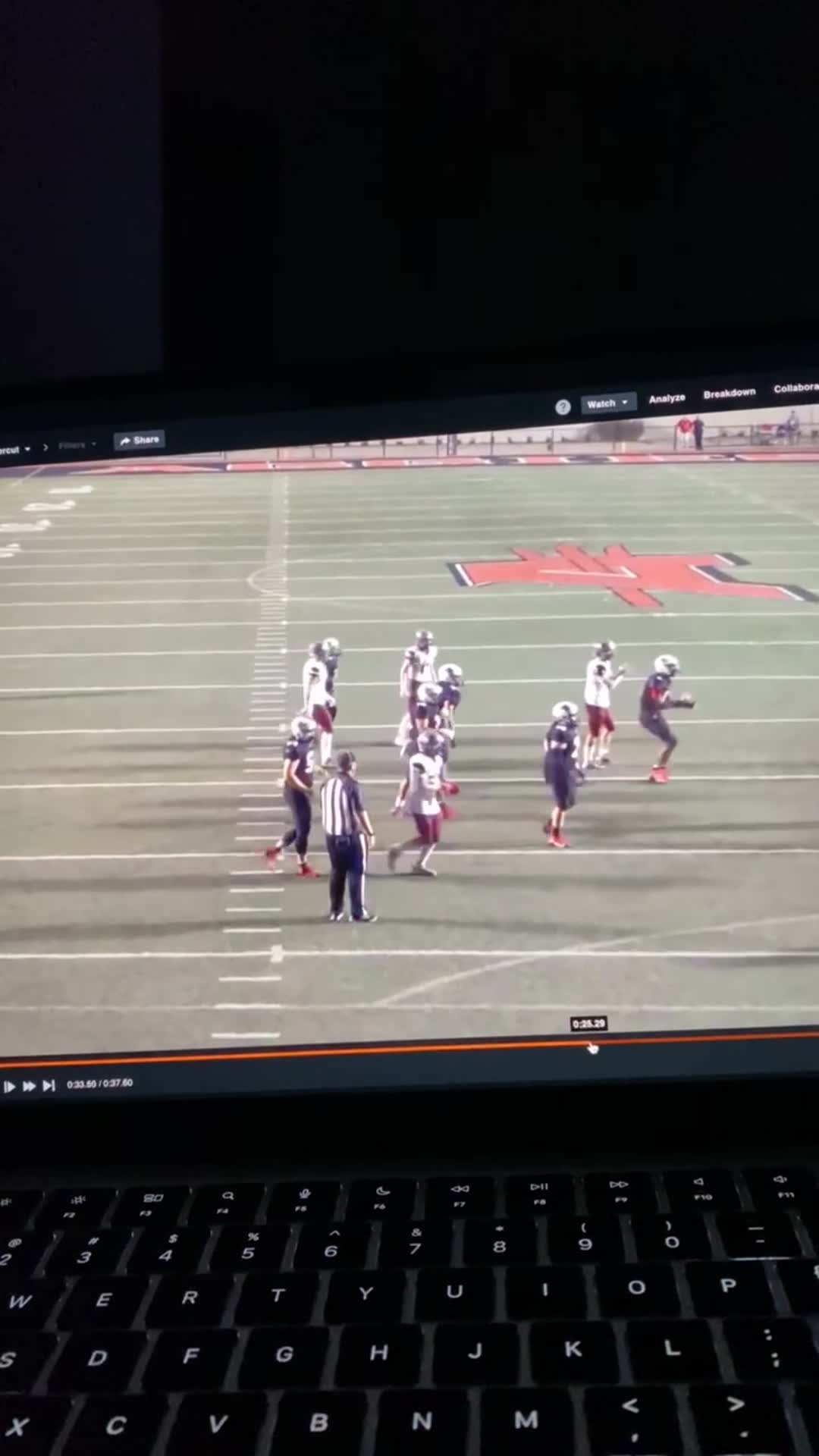 Bradyn on the blitz gets free go to QB