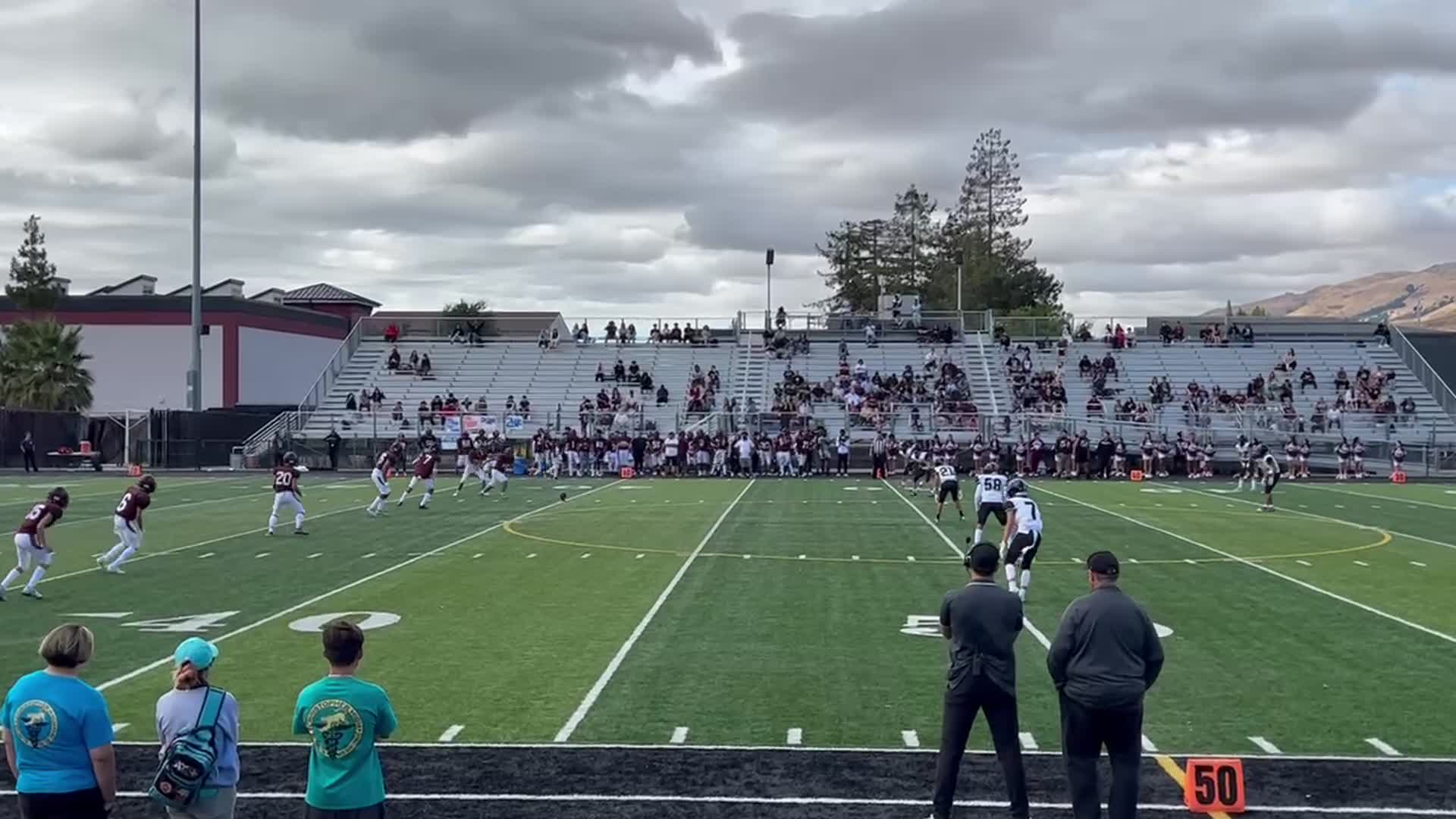 Christopher vs Piedmont Hills 9/1/23 - Kick off return for a touchdown.