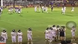 Interception by #21 Christopher Leonard, Jr.