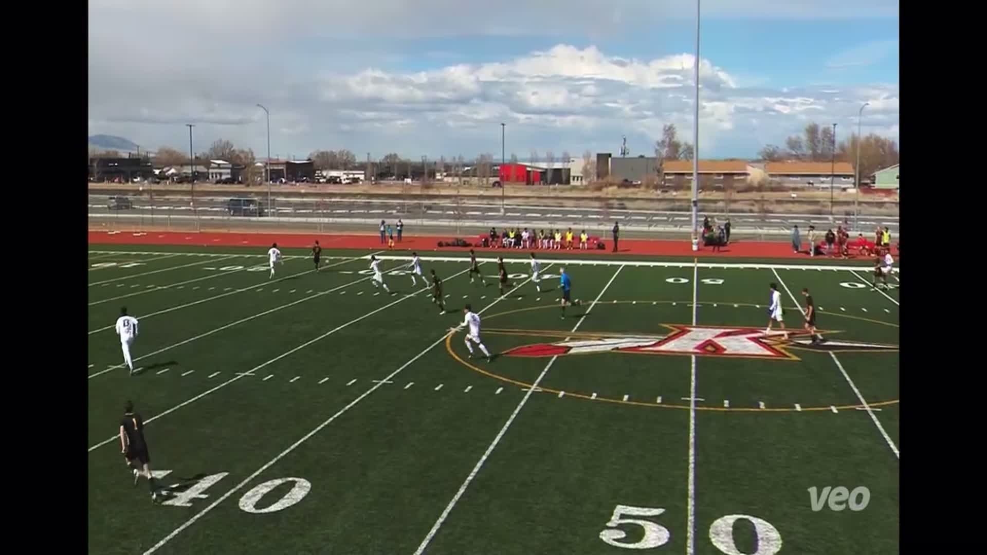 1st goal against Hermiston (Varsity)