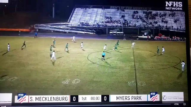 Switch by Henry, Alex with outside right pass into space and Aidan slams the door on South Meck with a side netting finish