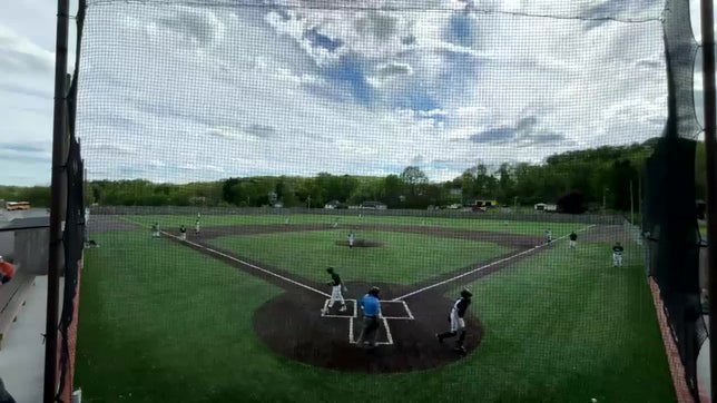 Triple on line drive to CF
