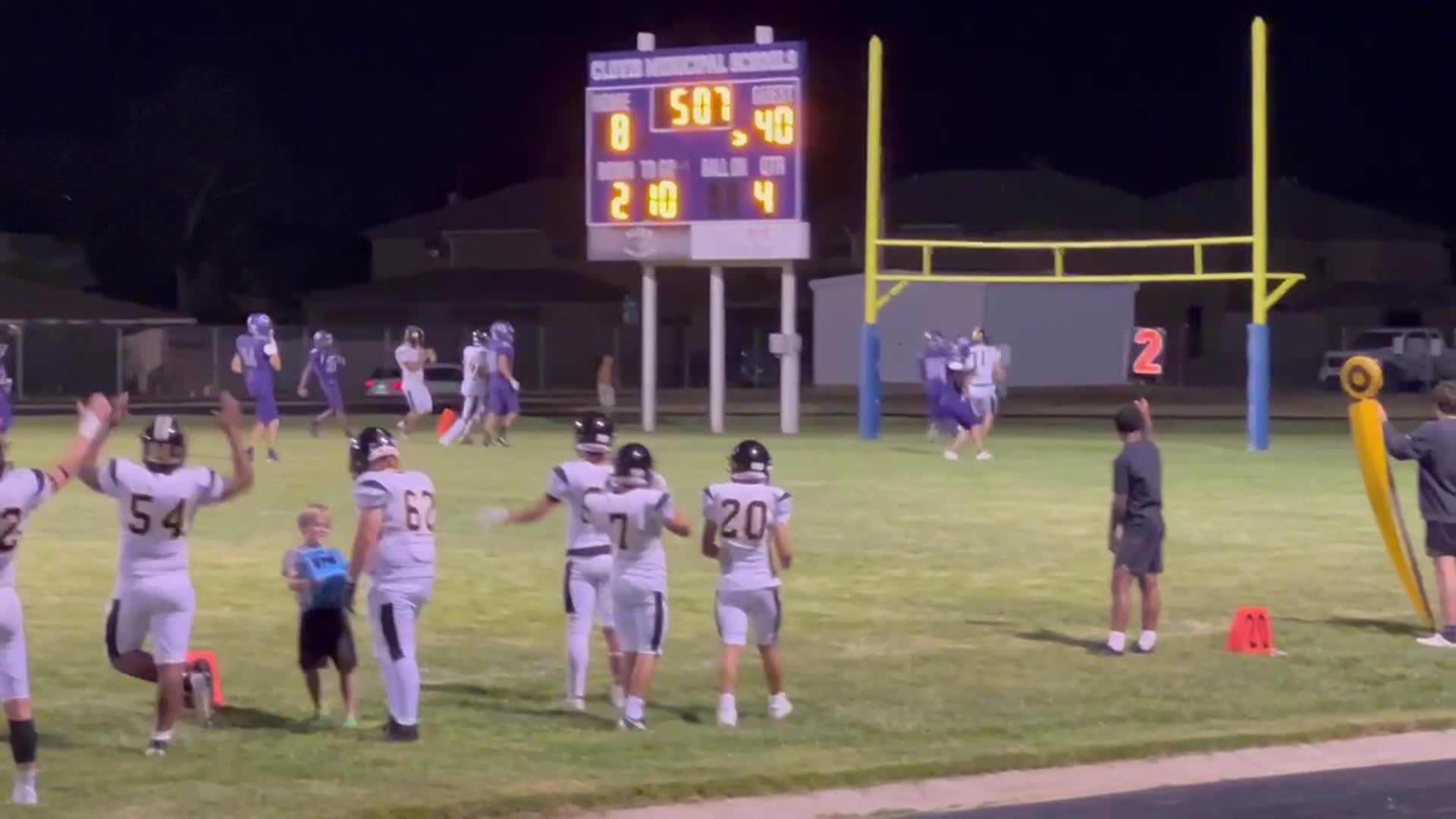HOBBS JV TD pass against Clovis JV