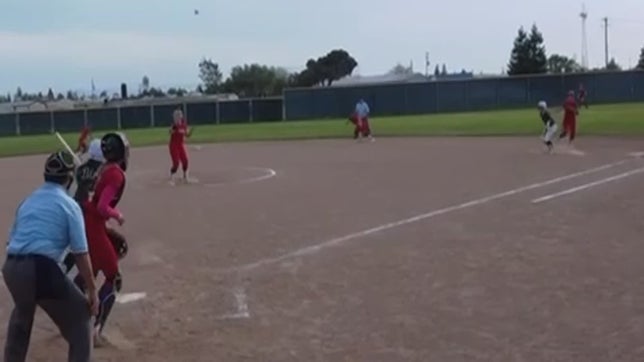 SS attacks grounder on other side of infield to get out at 1.