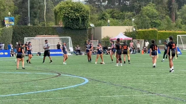 Tournament against Beverly Hills. Touchdown by QB Greene