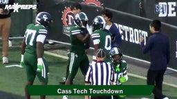 4-star UNC commit CJ Sadler and Cass Tech erase 20-point defecit to beat Central Catholic