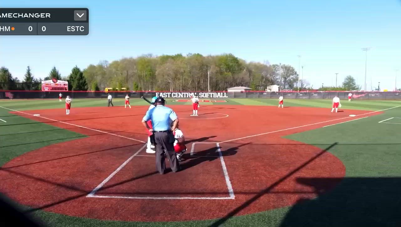 Kyla Rogan (So) with the single to left field!