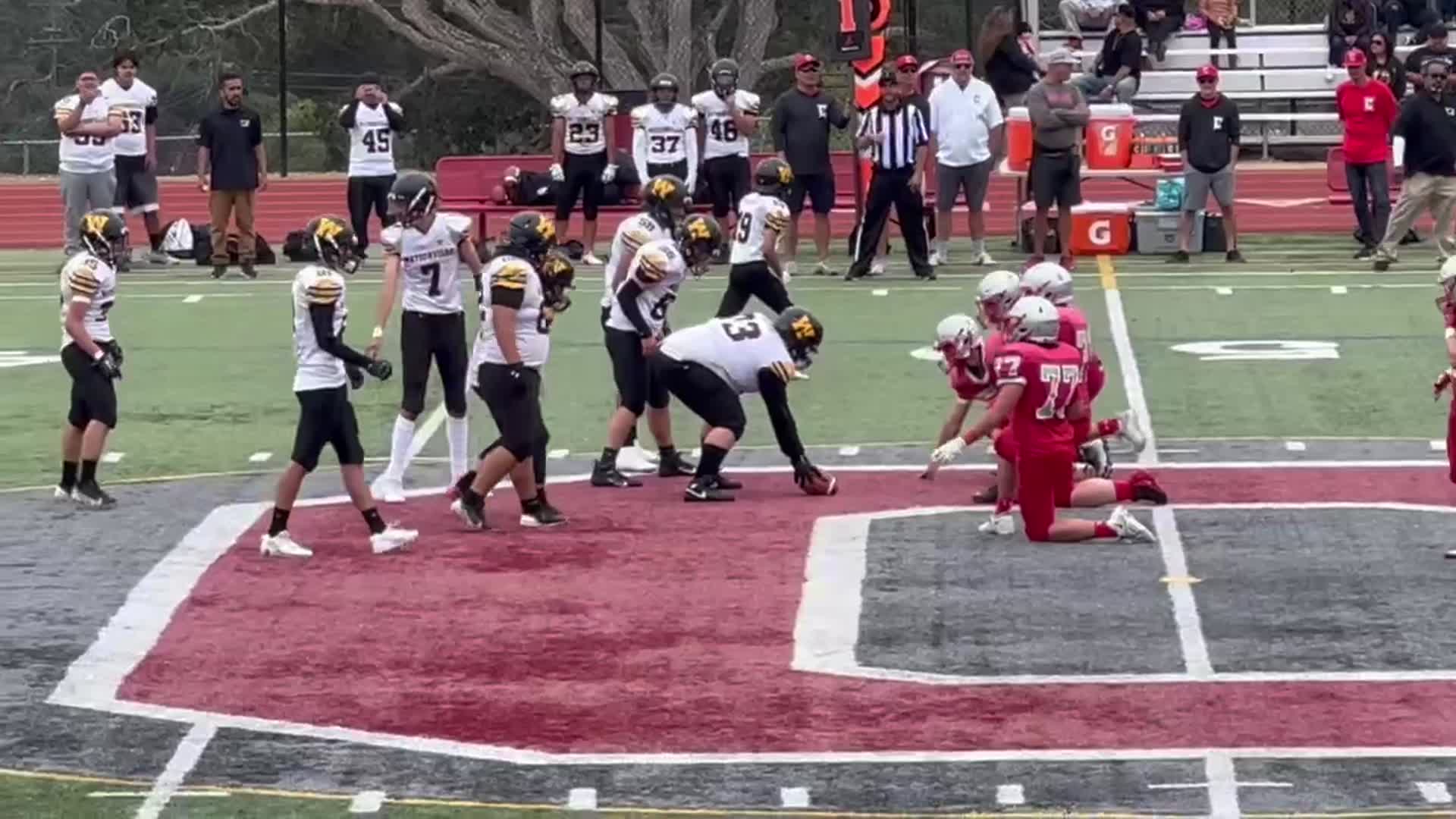 Logan Phares Fumble Recover Against Watsonville Wildcats