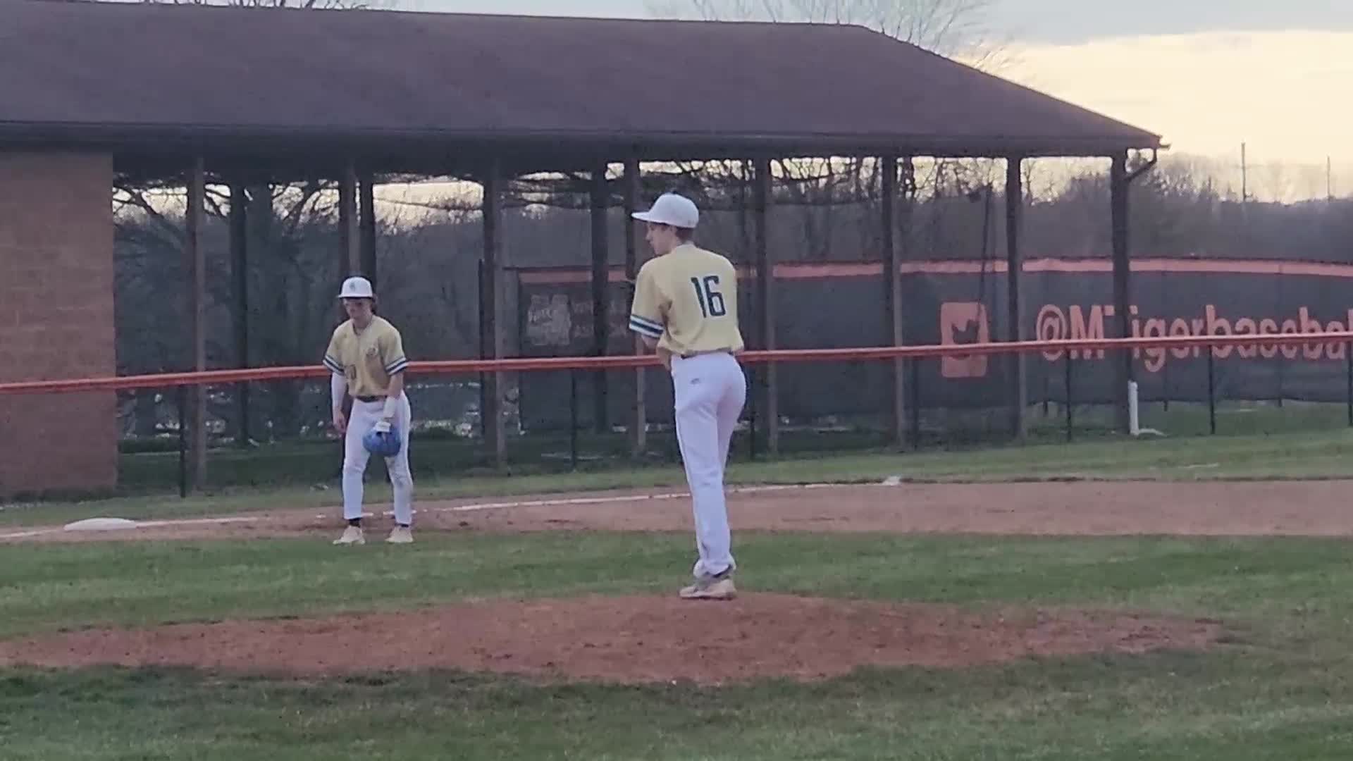 Noah Shankleton #16 in relief SR. RPO