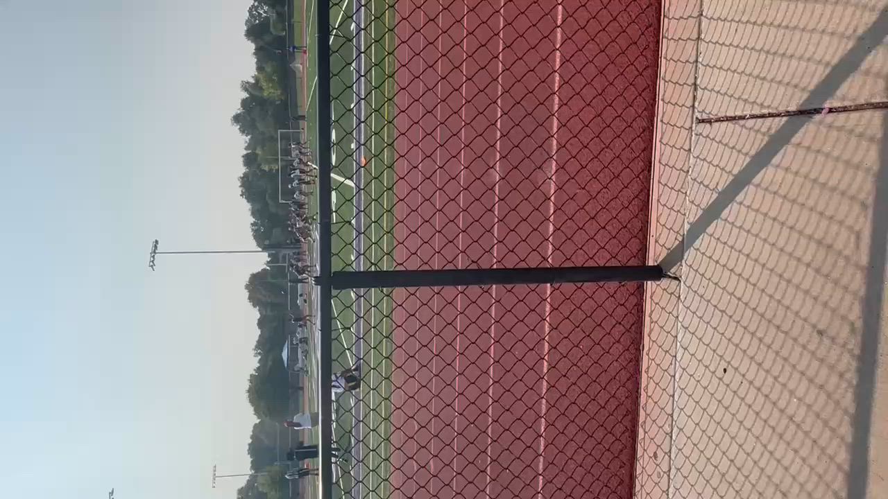 First of 3 TDs by Caroline Cummings during game against Denver East.