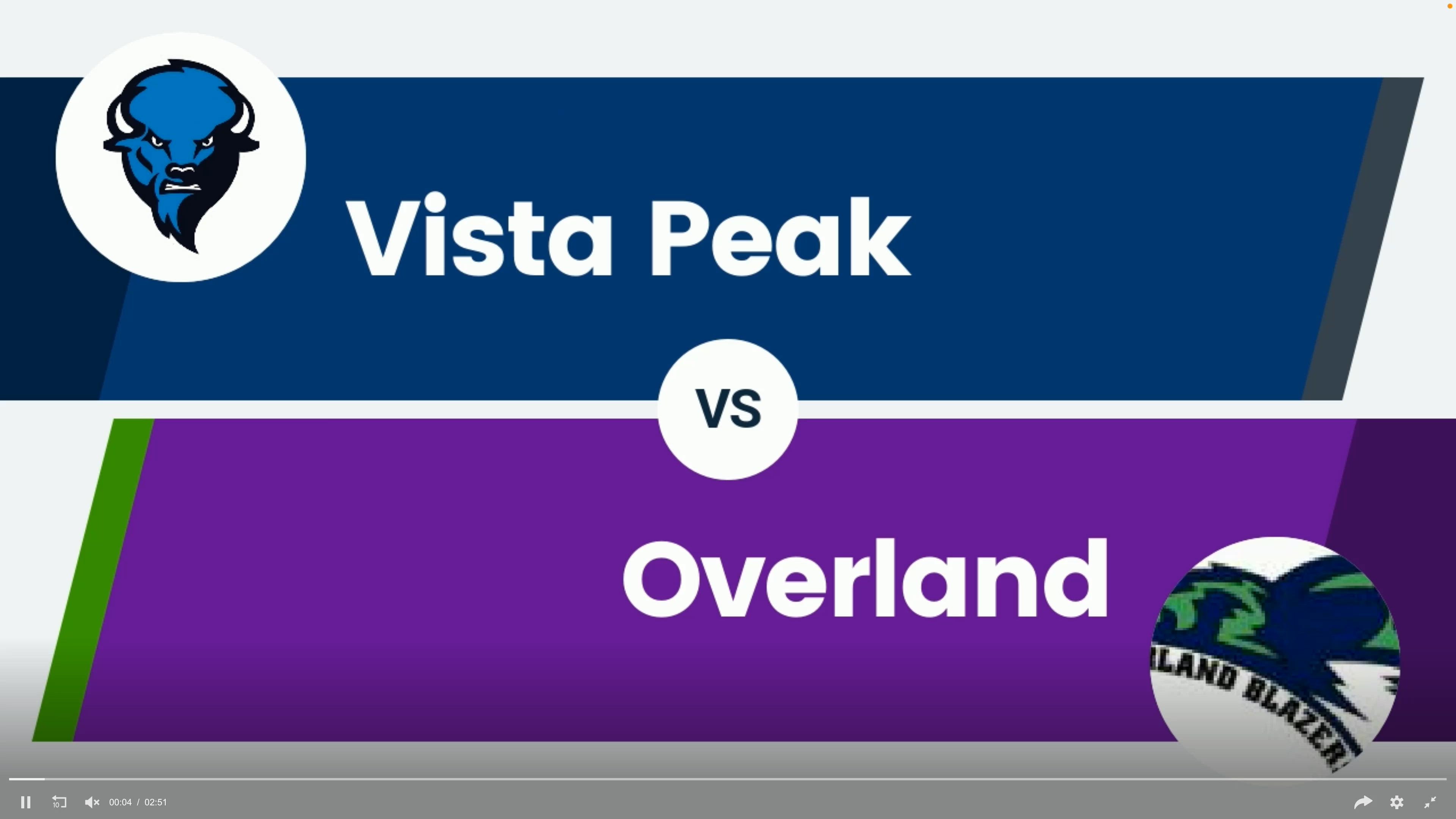 Week 2 Vista Peak vs Overland Highlights