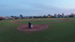 Ben Lopez closing pitcher vs Cathedral Catholic sophomore year Varsity closing pitcher, strike out